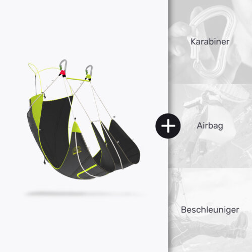 AirDesign Le Slip Full Set (Karabiner, Airbag, Beschleuniger) Gurtzeug