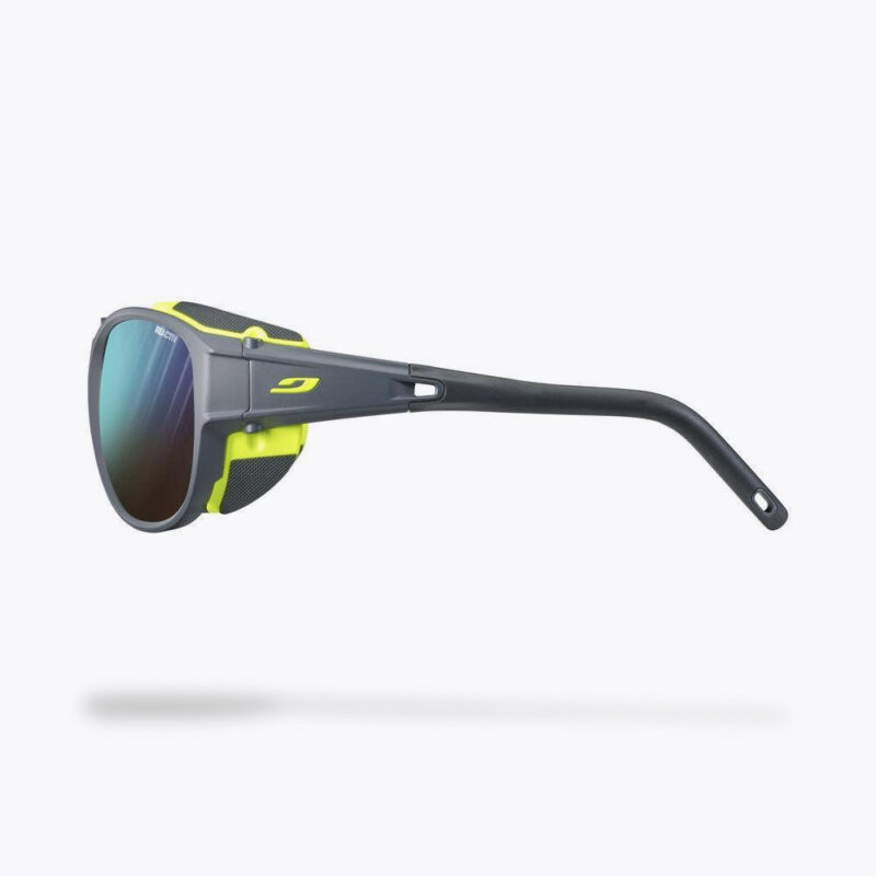 Julbo Explorer 2.0 - Grau Matt/Grün, REACTIV 2-4 Sonnenbrille