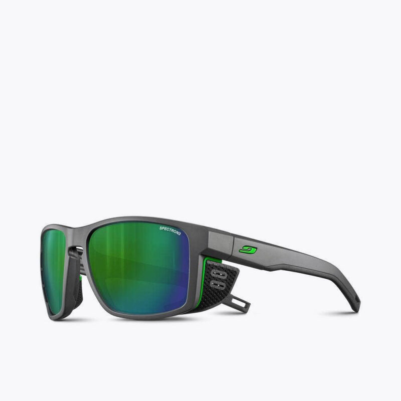 Julbo Shield - Grau/Grün, Spectron 3 Sonnenbrille