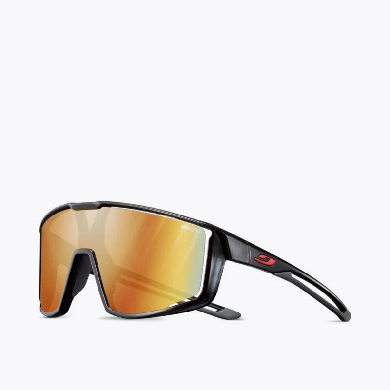 Julbo Fury - Schwarz/Rot, REACTIV 1-3 Light Amplifier Sonnenbrille