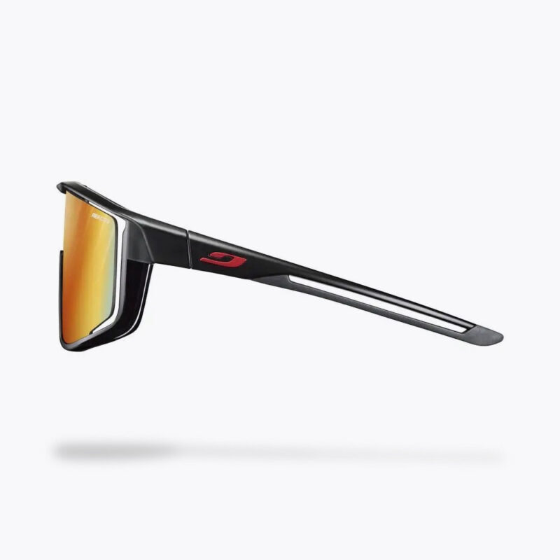 Julbo Fury - Schwarz/Rot, REACTIV 1-3 Light Amplifier Sonnenbrille