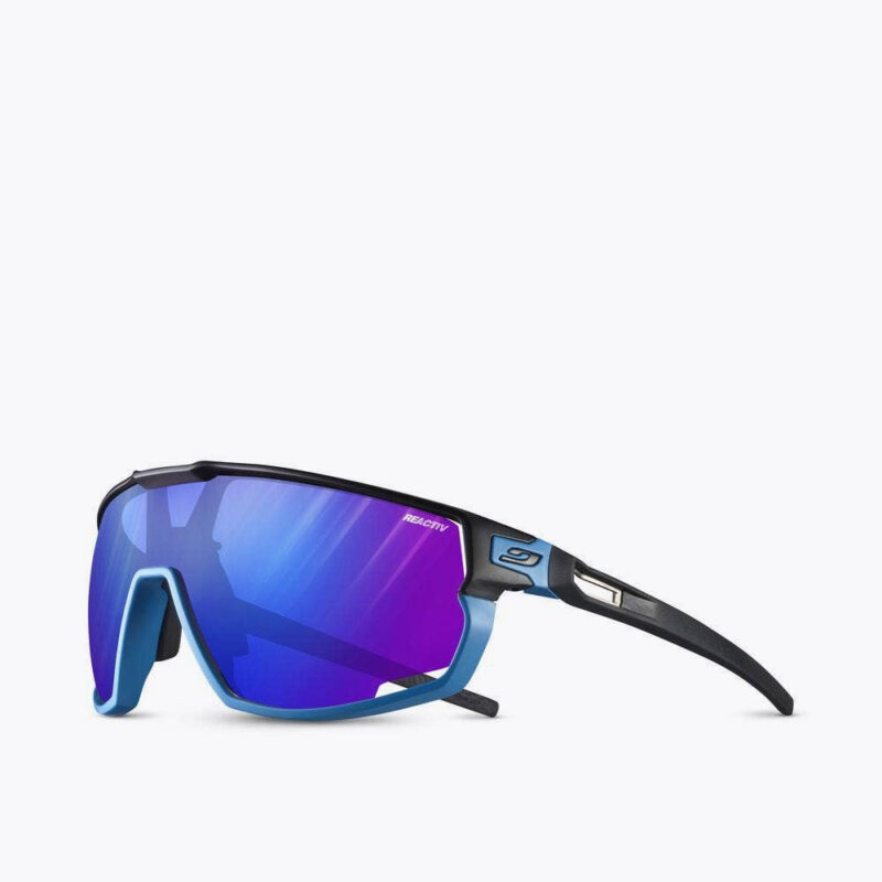 Julbo Rush - Blau/Schwarz, REACTIV 1-3 High Contrast Sonnenbrille