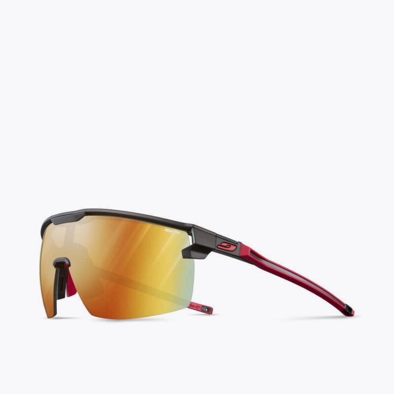 Julbo Ultimate Cover - Schwarz/Rot, REACTIV 1-3 Light Amplifier Sonnenbrille