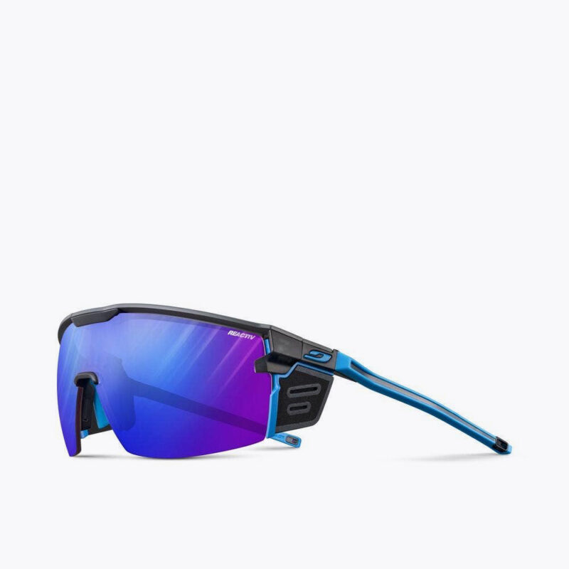 Julbo Ultimate Cover - Dunkelgrau/Blau, REACTIV 1-3 High Contrast Sonnenbrille